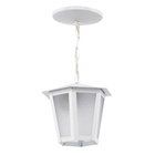 Pendente Externo Branco Metal Sextavado Inspire