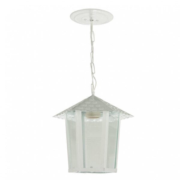 Pendente Externo Sextavado Vidro Liso Colonial 109200-04 Blum