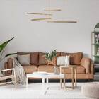 Pendente Fato Dourado 4l 3000k Bella Gd008