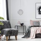 Pendente Fiore De Cristal Ø16cm Transparente Bella Para 1 Lâm