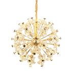 Pendente Firework Dourado Cristal Para 56xg4 92cm Bivolt Para