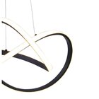 Pendente Fluire Preto Fosco Led 30w 3000k Bivolt Sb001b Bella