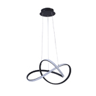 Pendente Fluire Preto Fosco Led 30w 3000k Bivolt Sb001b Bella