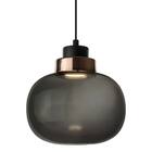 Pendente Fog Rose Gold Fume Led 10w 3000k Bella Hc018 St2438