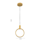 Pendente Frame Led 1x12w cct dou