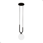 Pendente Gaber Globo 12cm 1xg9 Preto