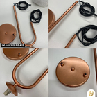 Pendente Gaber Globo 12cm 1xg9 Rose