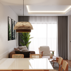 Pendente Gaia 50cm Blumenau Corten/fio Macramê Cru