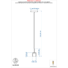 Pendente Gelo Transparente /1 7021 Cromado