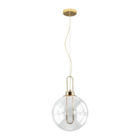 Pendente Ghianda French Gold Com Transparente Bella Com Led I