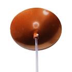 Pendente Glass Na Cor Cobre Com Globo Transparente Ø30cm Para