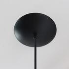 Pendente Glass Na Cor Preto Com Globo Âmbar Ø35cm Para 1 Lâmp