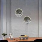 Pendente Globo Cromado 15cm Led 12w 3200k Bivolt