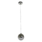 Pendente Globo Cromado 15cm Led 12w 3200k Bivolt