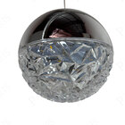 Pendente Globo Cromado 15cm Led 12w 3200k Bivolt