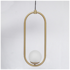 Pendente Globo Dome Champagne Fosco