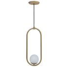 Pendente Globo Dome Champagne Fosco