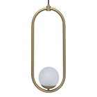 Pendente Globo Dome Champagne Fosco