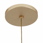 Pendente Globo Dourado 3 Lâmpadas Spot Line