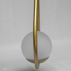 Pendente Globo Drop Dourado Fosco