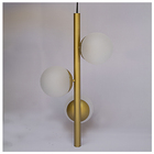 Pendente Globo Trois Dourado Fosco