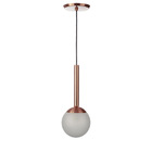 Pendente Globo Uno Rose Gold