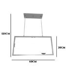 Pendente Golden Sun Quadro Dourado 3 Globos 10 Cm Branco Fosc