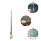 Pendente Gota D' Água Moderno Led Dourado Quarto Sala 220v