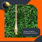 Pendente Gota D' Água Moderno Led Dourado Quarto Sala 220v