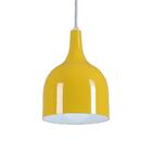 Pendente Gota Teat Luminária Lustre Alumínio Amarelo - Rei Da