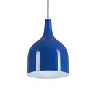 Pendente Gota Teat Luminária Lustre Alumínio Azul Royal - Rei