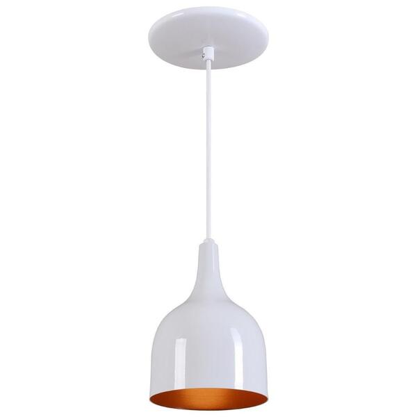 Pendente Gota Teat Luminária Lustre Alumínio Branco Brilhante