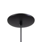 Pendente Gota Teat Luminária Lustre Alumínio Preto Textura C/