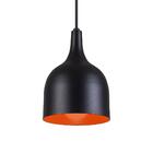 Pendente Gota Teat Luminária Lustre Alumínio Preto Textura C/