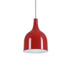 Pendente Gota Teat Luminária Lustre Alumínio Vermelho - Rei D