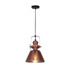 Pendente Gourmet Industrial Bronze 30cm 1e27