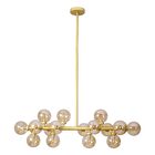 Pendente Grape 16 Globo Vidro + 16x G9 Bf Zr036 Starlux St1758