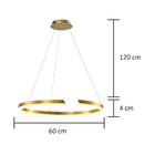 Pendente Hanover Gold - Hevvy - Sl-5960/h1gold