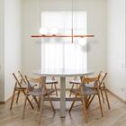 Pendente Haven Na Cor Cobre Com Globos Brancos Fosco Para 3 L