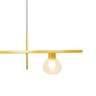 Pendente Haven Pavia Na Cor Dourado Para 3 Lâmpadas E-27 Bivo