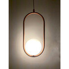 Pendente Hera Redondo Globo Pendurado R1xg9 Led 127/220v - Co