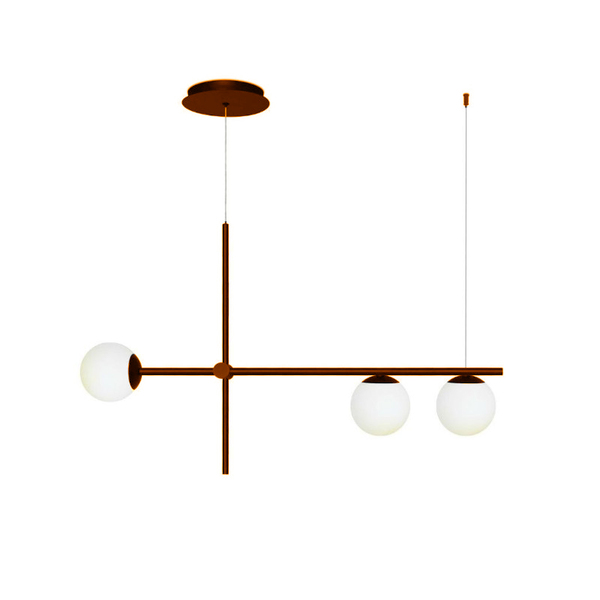 Pendente Hills Cobre Polido 3l G9 Spotline 806/3