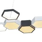 Pendente Hive Preto E Branco Led 67w 4690lm 3000k 78x40x25cm