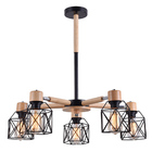 Pendente Holz De Aluminio E Madeira