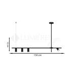 Pendente Honda Preto Spotline 807/4