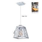 Pendente Industrial Mesa Bancada Passa Prato Cabeceira De Cam