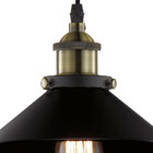 Pendente Industrial Preto