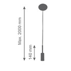 Pendente Infinite Cobre + Lâmpada Led 4w St64 Quente Bivolt -