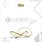 Pendente Infinity Dourado 70cm Lumiere Gyn Lm-pd-1090
