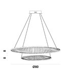 Pendente Inis Led Bella Iluminação Dourado